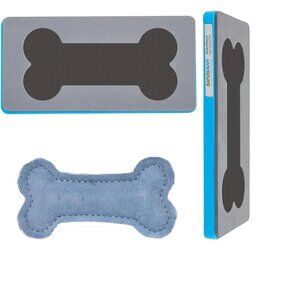 Bone Shape Dog Toy Fused Leather Squeaky Rabbit Durable Toy Ethical Products